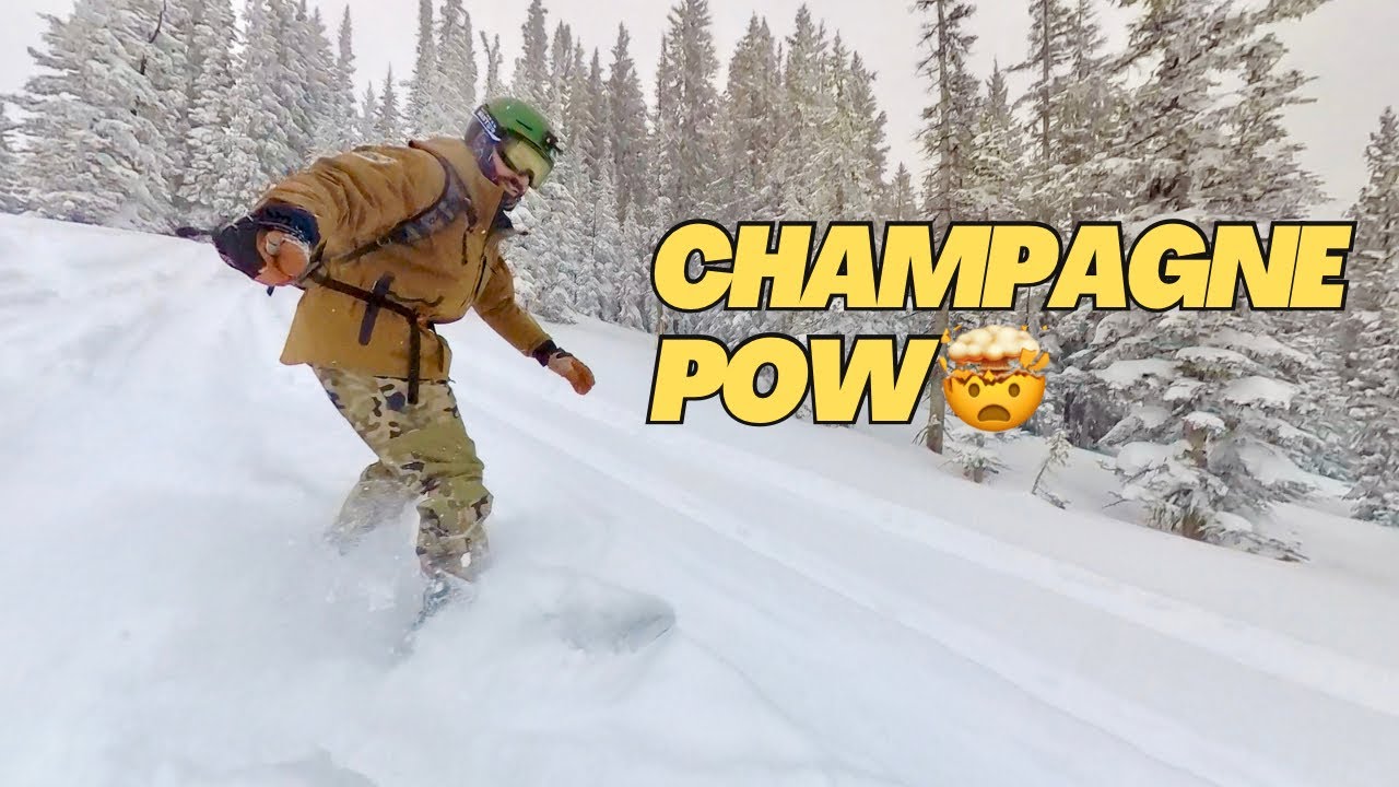 Dreamy Champagne Powder Snowboarding at Steamboat Springs Colorado