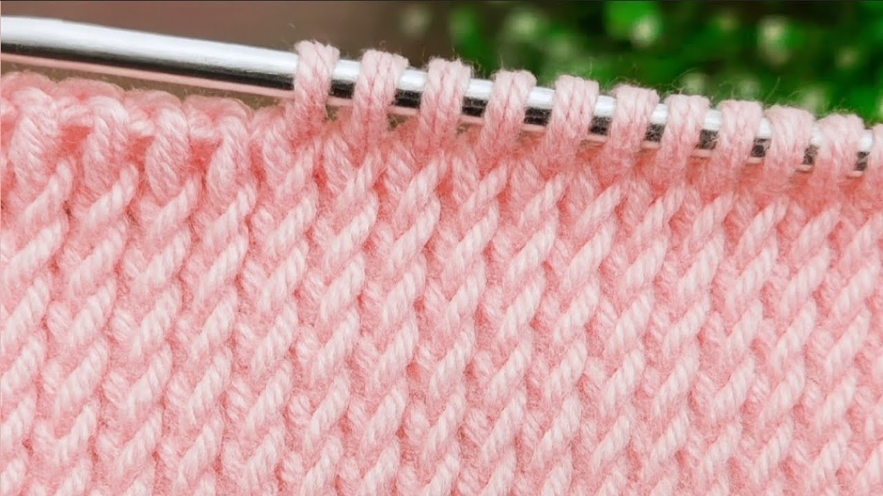 Twisted Braid 🕊 Tunisian Crochet Stitch Tutorial 🧶