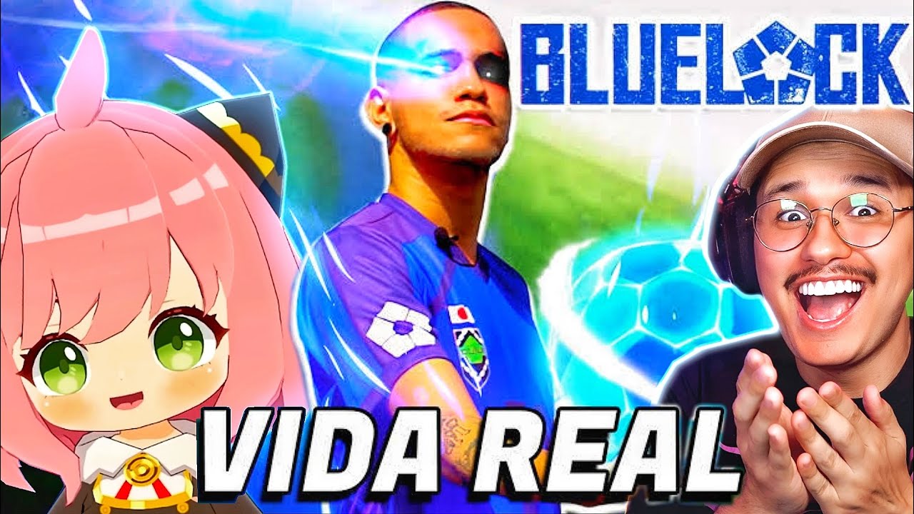 O melhor jogo de futebol? KKKK Reagindo com a ANYA ao “BLUE LOCK na VIDA REAL!”