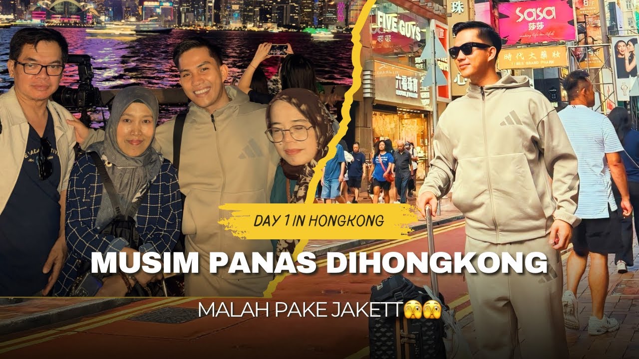 First time ke Hongkong lagi musim panas #vlog #zainul
