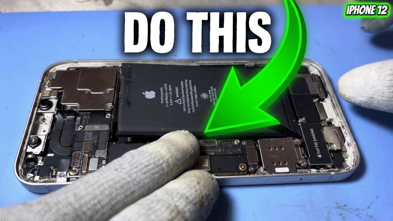 Como cambiar la batería de un iPhone 12 #bateriadecelular #iphone12 #smartphone