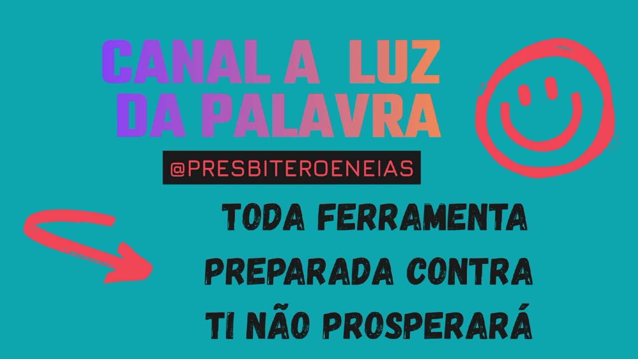 Nenhuma ferramenta preparada contra ti prosperará  @presbiteroeneias