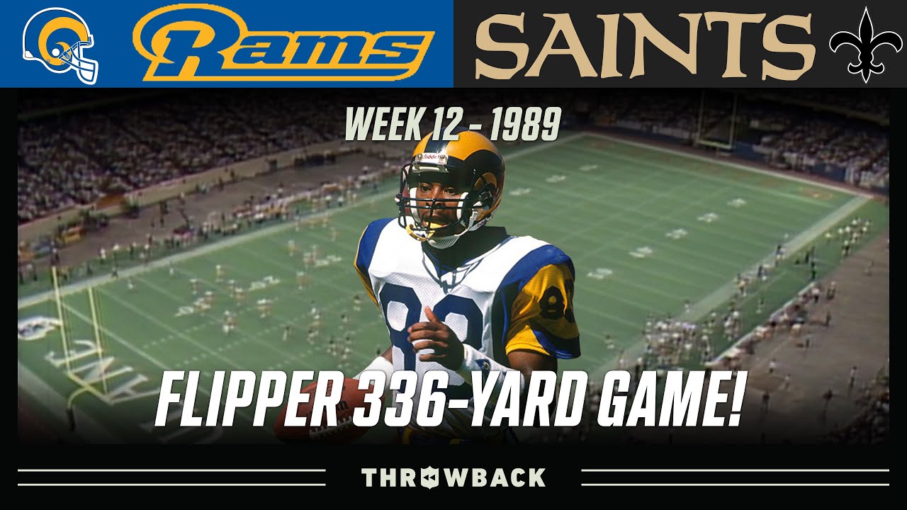 Flipper's Record 336-Yard Game is INSANE! (Rams vs. Saints 1989, Week 12)