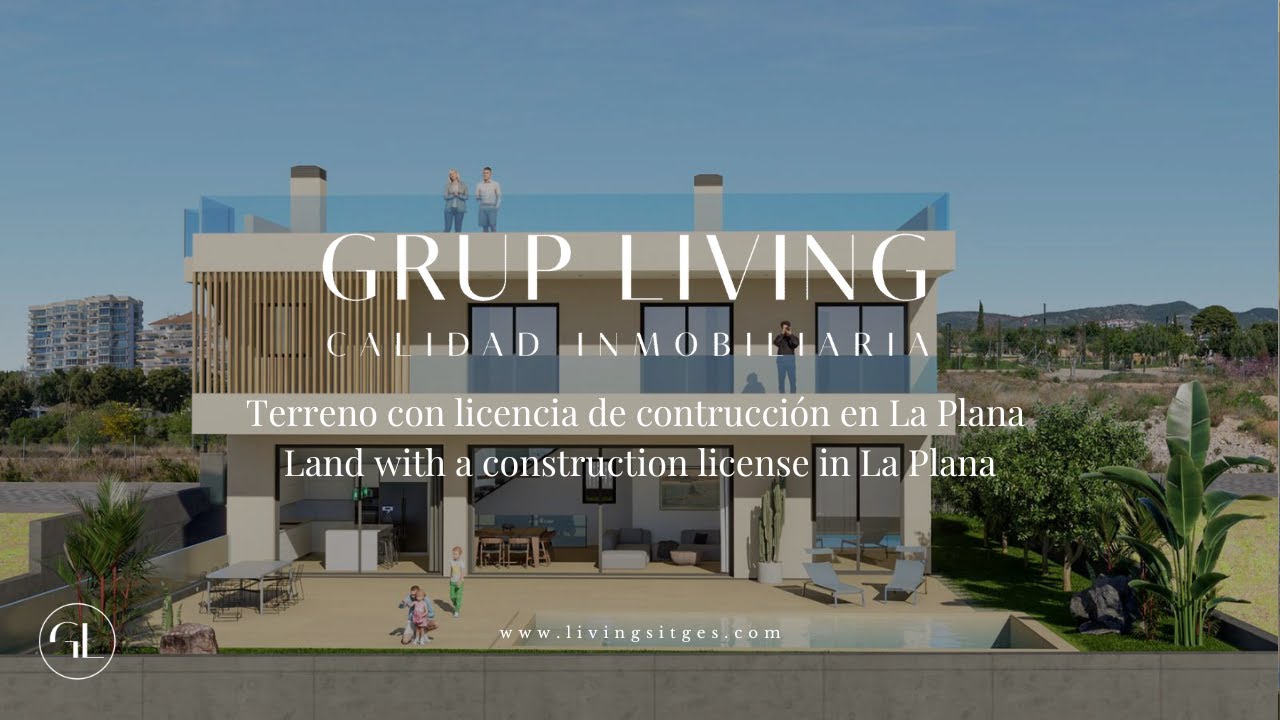 Terreno con licencia y proyecto para construir