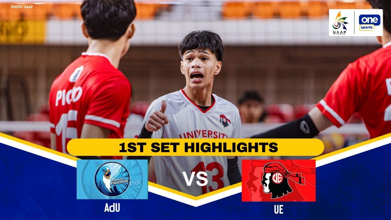 AdU vs UE | SET 1 HIGHLIGHTS | UAAP SEASON 88 MEN&rsquo;S VOLLEYBALL | MARCH 28, 2026