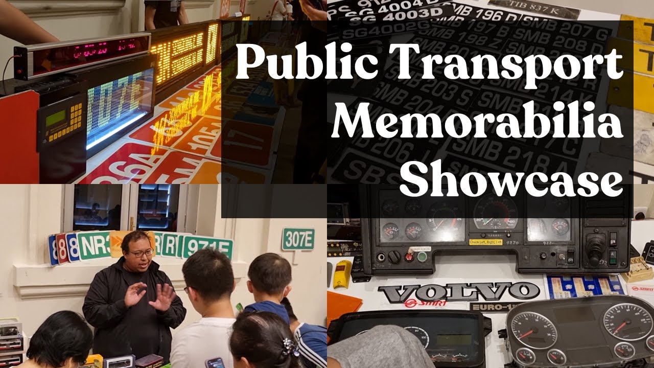 Showcase of Public Transport Memorabilia at the National Museum of Singapore | SG HeritageFest 2023