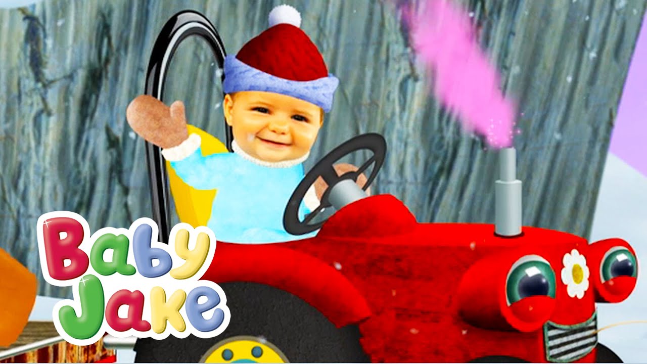 Baby Jake - Snowy Tractor Ride