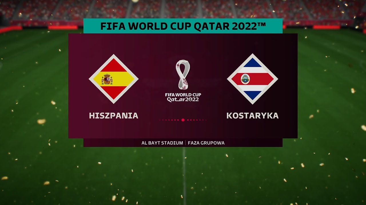 FIFA 23 🔥 Mistrzostwa Świata 2022 🔥 Hiszpania - Kostaryka 🔥