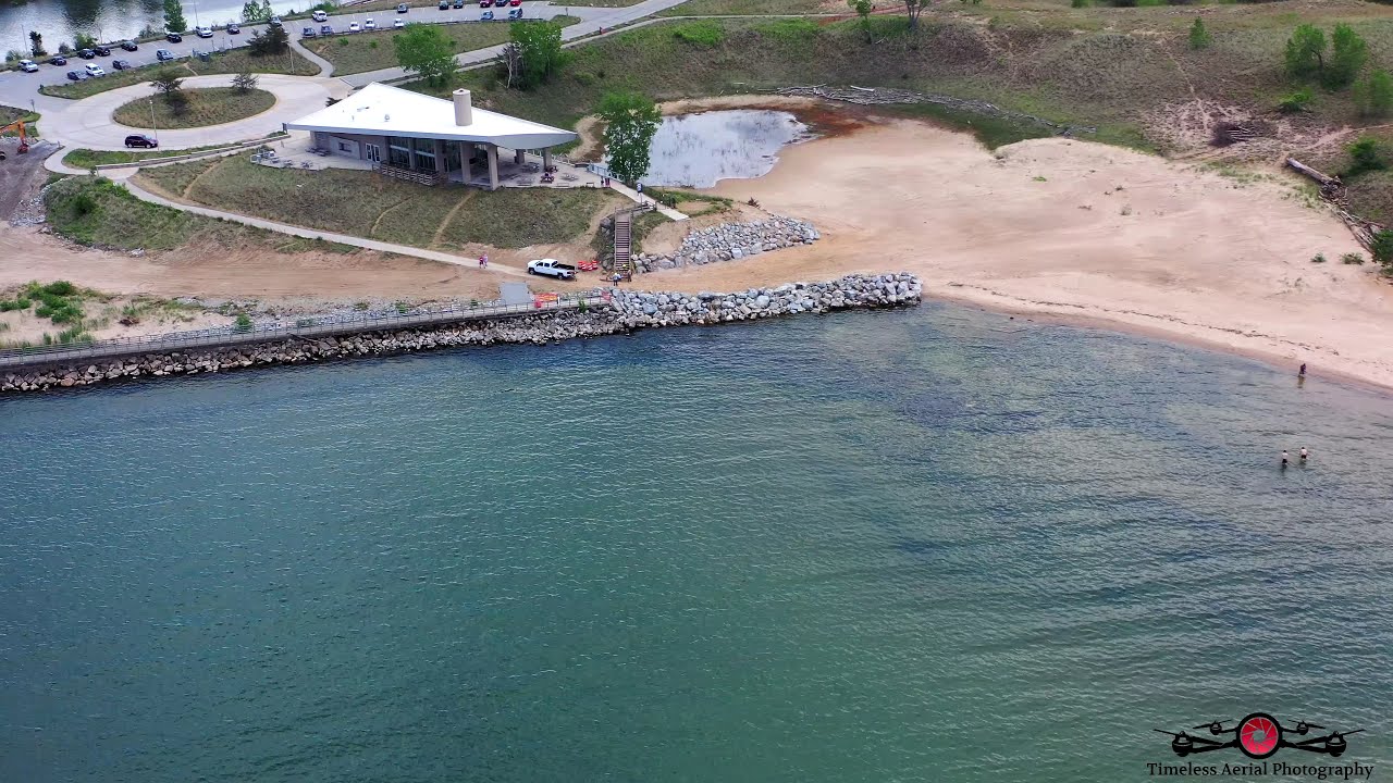 BIG Changes At The Riverwalk & Ogden Dunes, New Beach & Stunning Clear Water 4K Drone Footage 2021