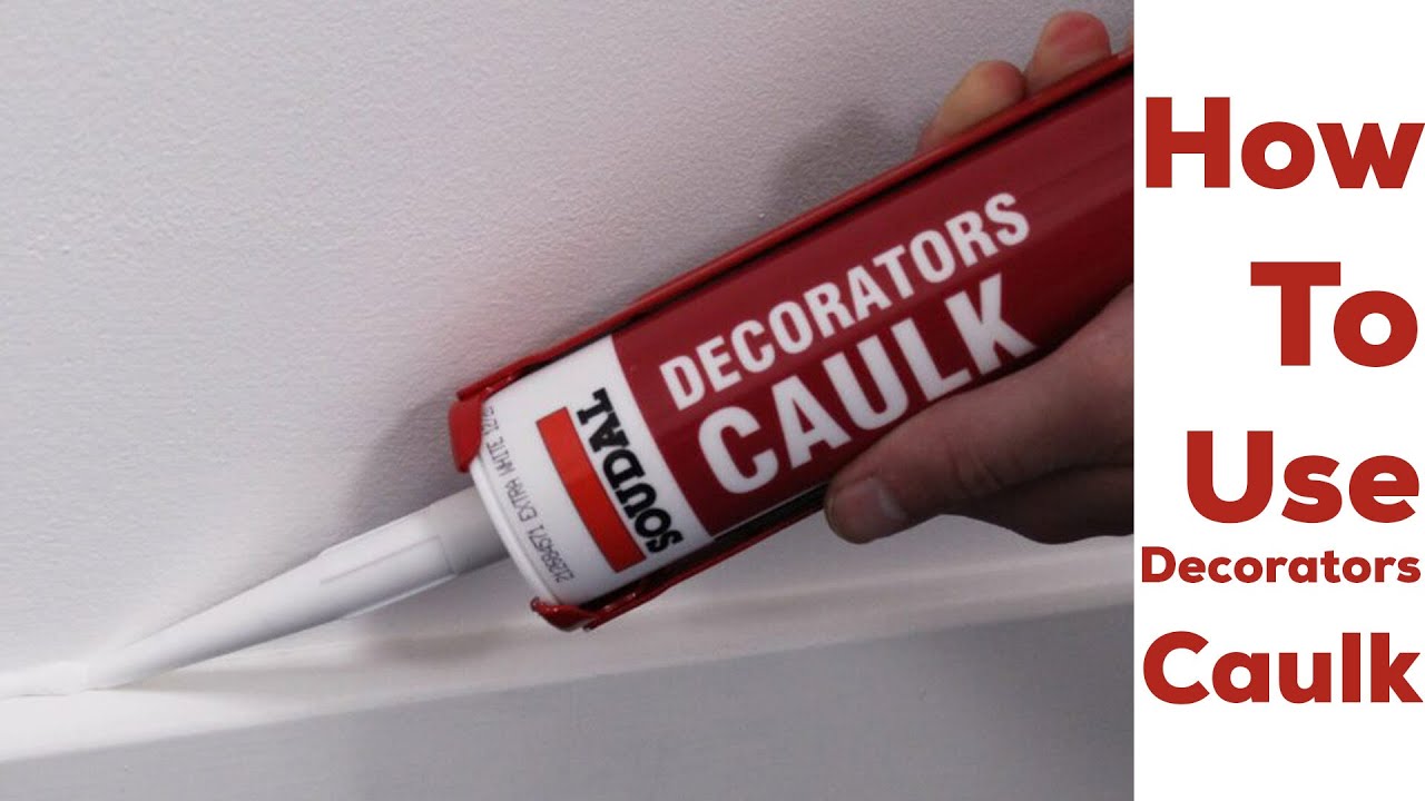 How To Use Soudal Decorators Caulk