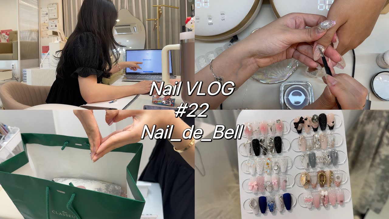 네일샵 원장의 일상VLOG💓|창업반 수강💪🏻 | 선물 싸들고 수강생님 오픈샵 찾아가는 서비스🤍|시술영상 가을아트 🍂|오팔프리즘 라이브방송🫧|언박싱🎁