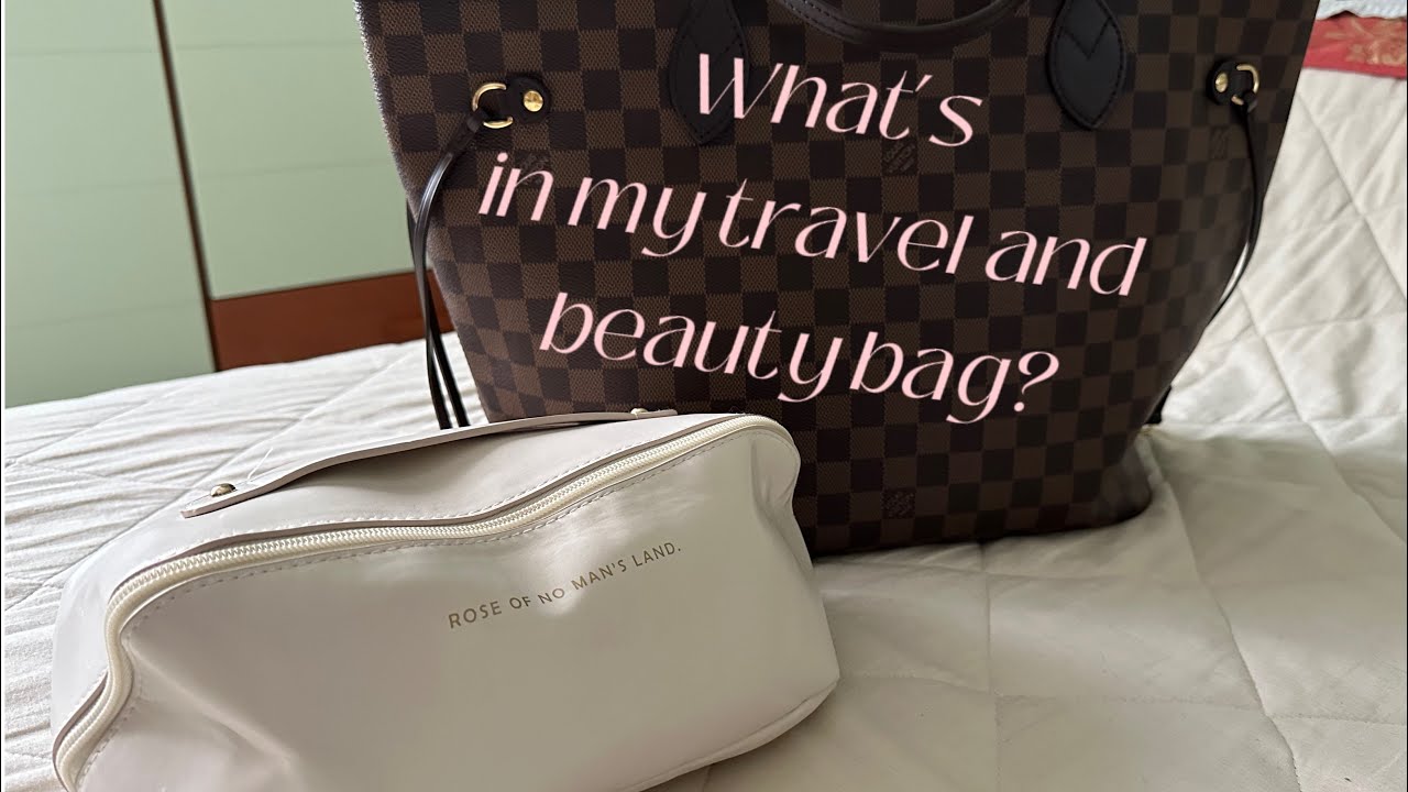 What’s in my travel e beauty bags?😎