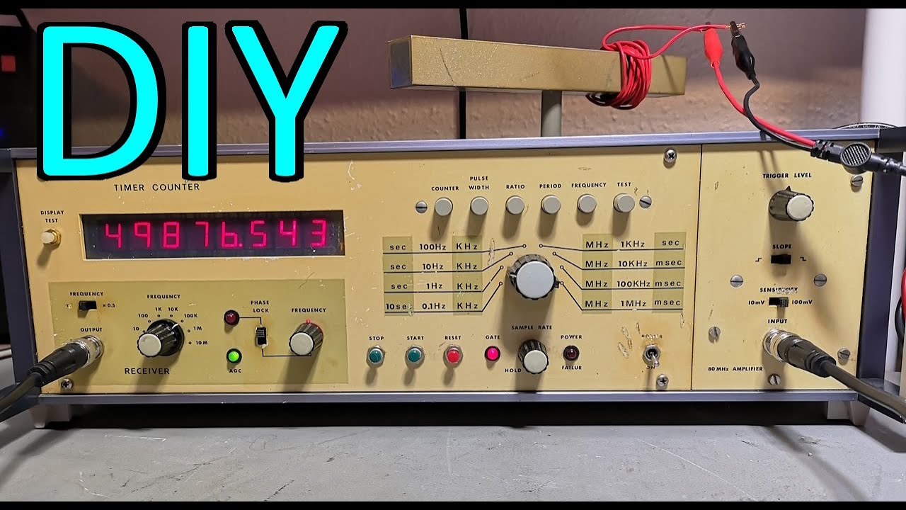 DIY frequency counter with radio frequency PLL 1975