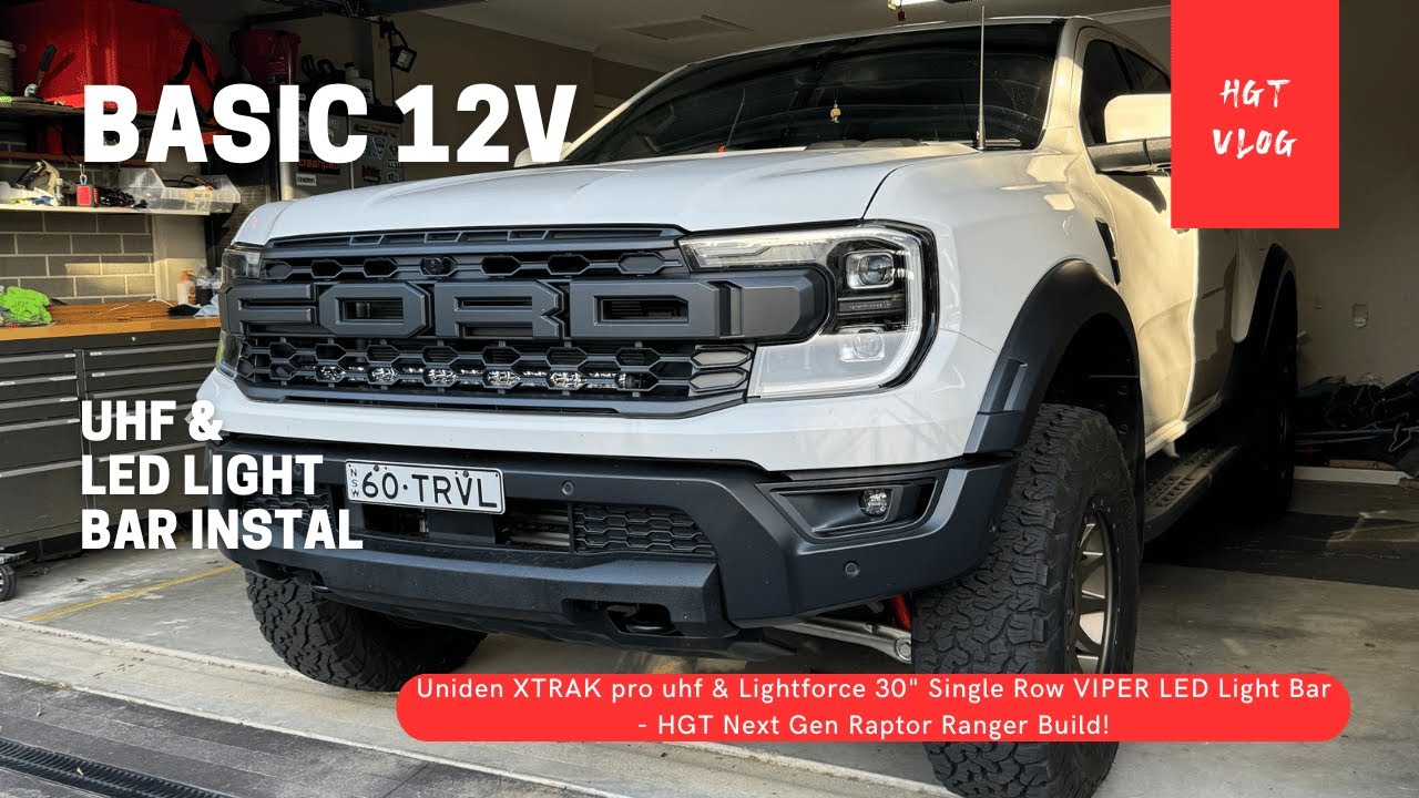 UHF and light bar   HGT Next Gen Raptor Ranger Build!