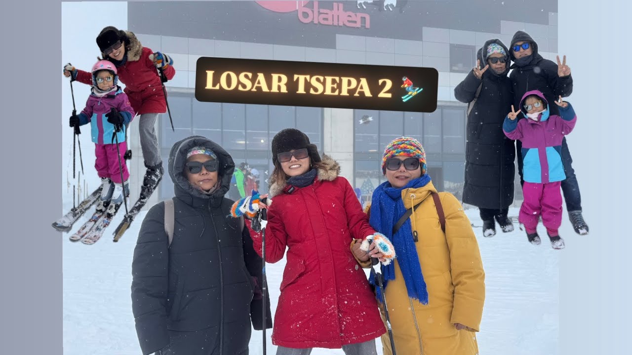 First time ⛷️ experience 🥶🫣