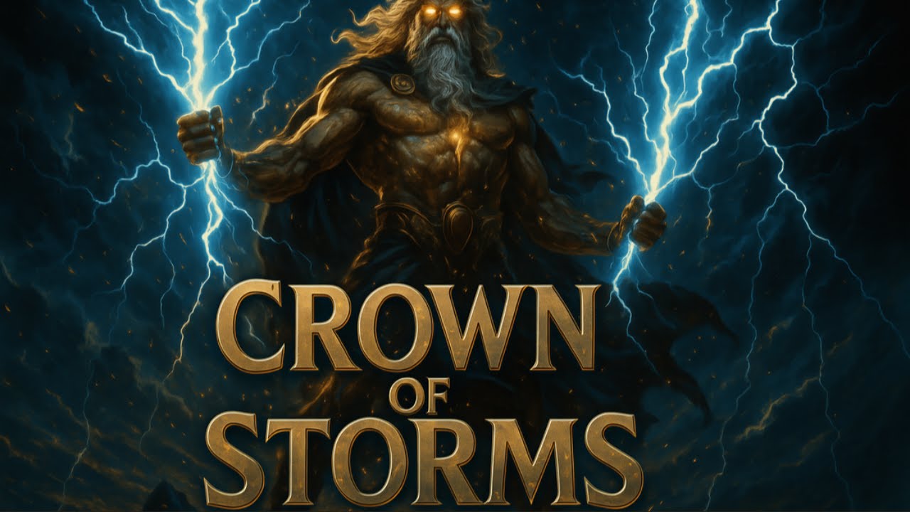 CROWN OF STORMS ⚡ | Epic Zeus Power Metal Anthem (God of Thunder Song)