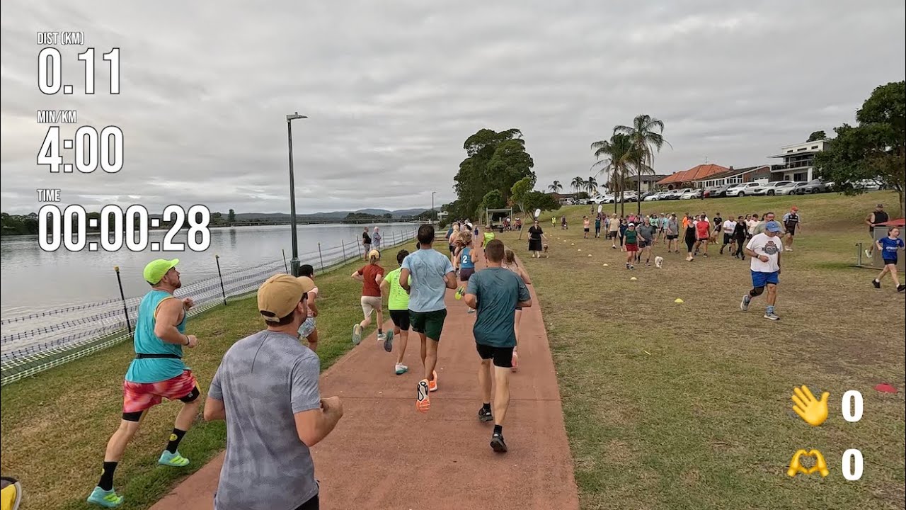 Taree parkrun | 17:30 tempo