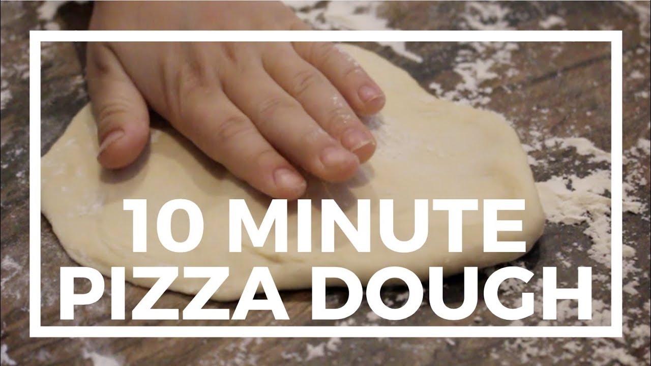 Never Buy Pizza Dough Again : 10 Minute Pizza Dough Recipe!