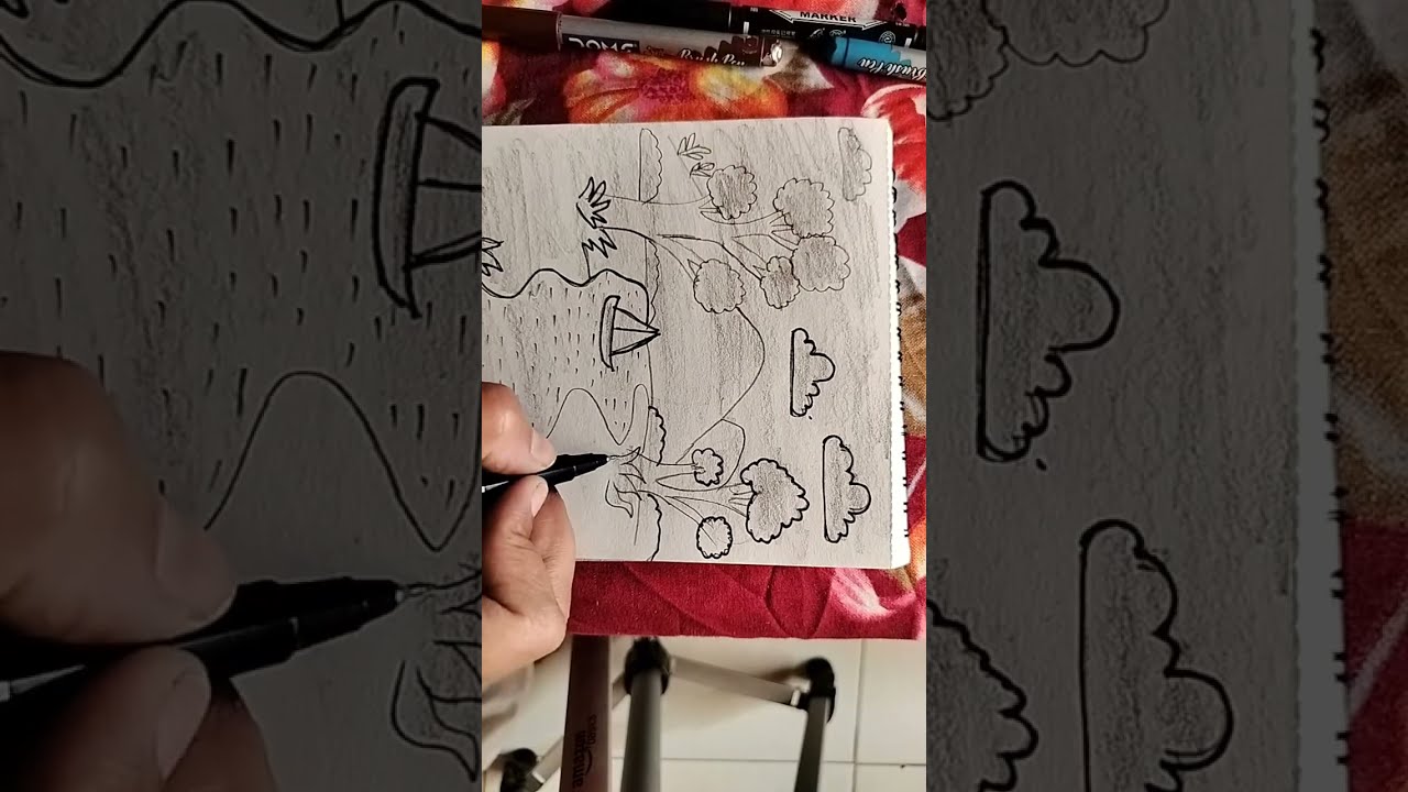 #SatisfyingDrawing#HomeDrawing#RelaxingArt#CalmingVideo#StressRelief#ArtTherapy