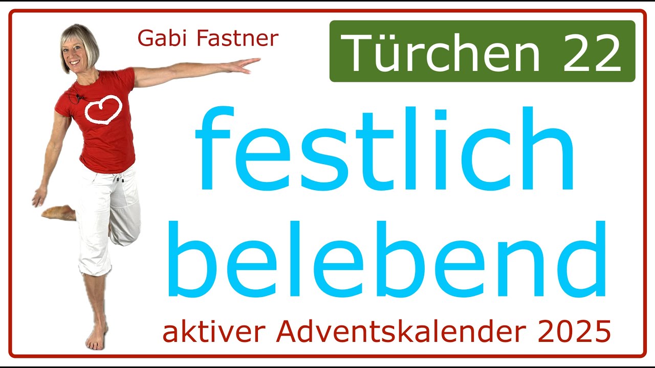 22/24💫15 min. festlich belebend | Vital-Training für die Weihnachtszeit, ohne Geräte, im Stehen