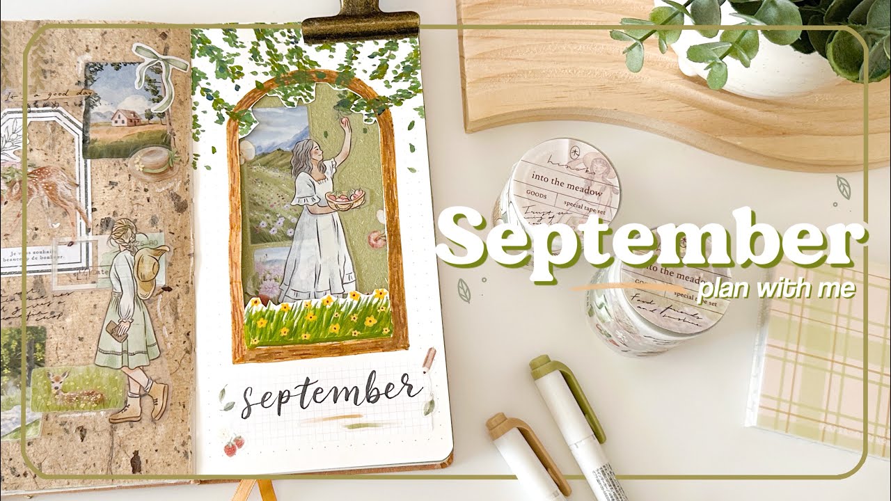 Bullet Journal Septiembre 2024 | Plan with me 🍃