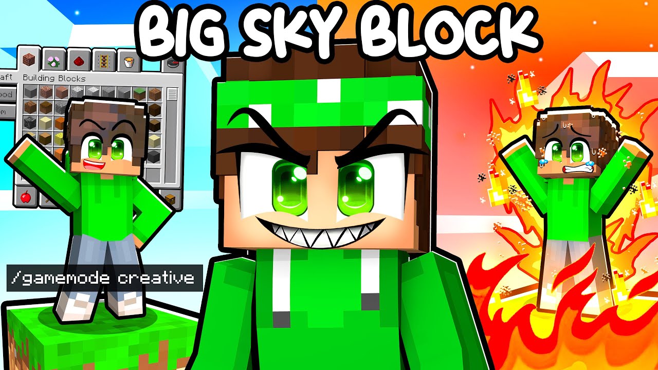 NON PROVARE A BARARE CONTRO NICO su MINECRAFT! - BIG SKY BLOCK