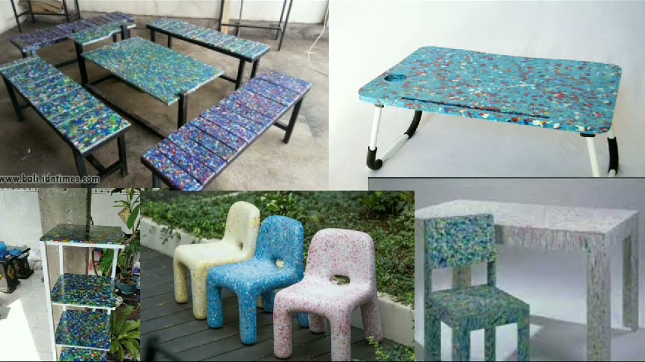 Modeling the Process of Recycling Plastic Waste into Furniture