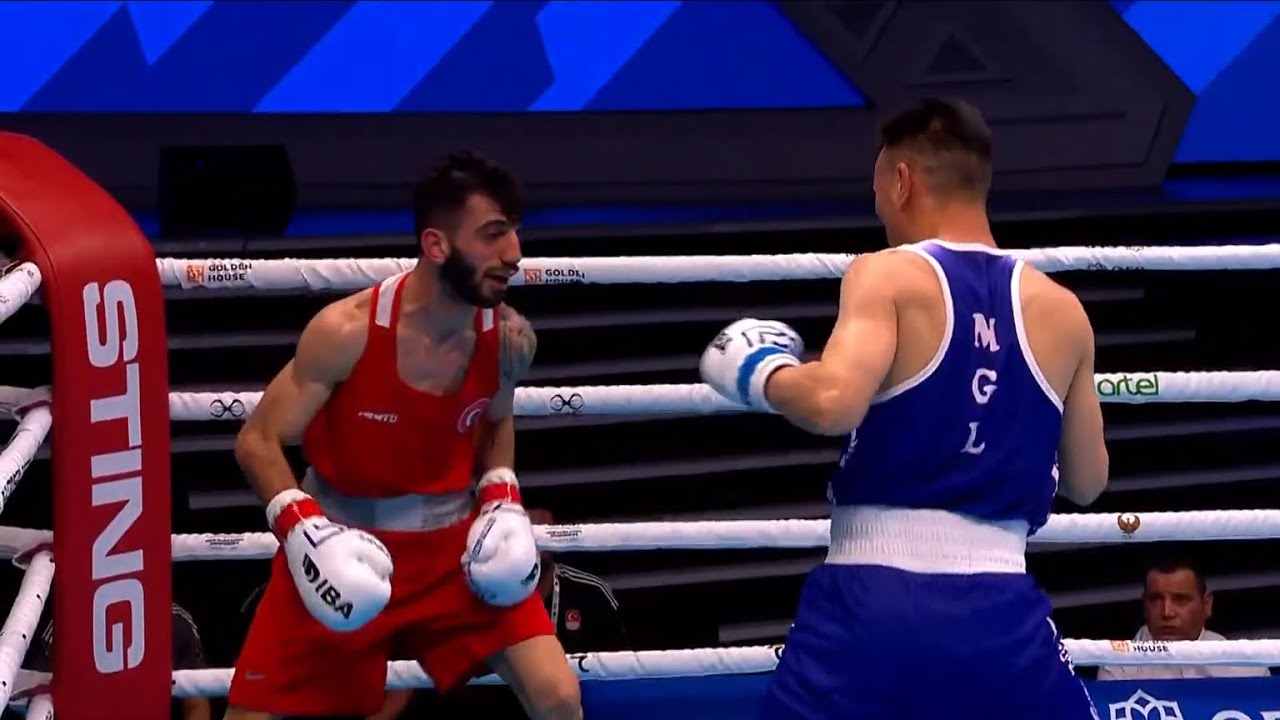 R64 (57KG) CITFCI BATUHAN (TUR) vs KHARKHUU ENKH AMAR (MGL) | IBA World Boxing Championships 2023