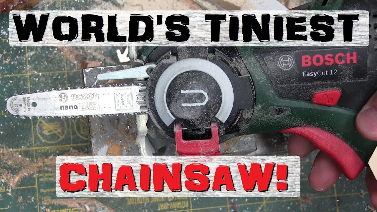 BOLTR: Bosch Mini Chainsaw | KID SIZED DANGER!