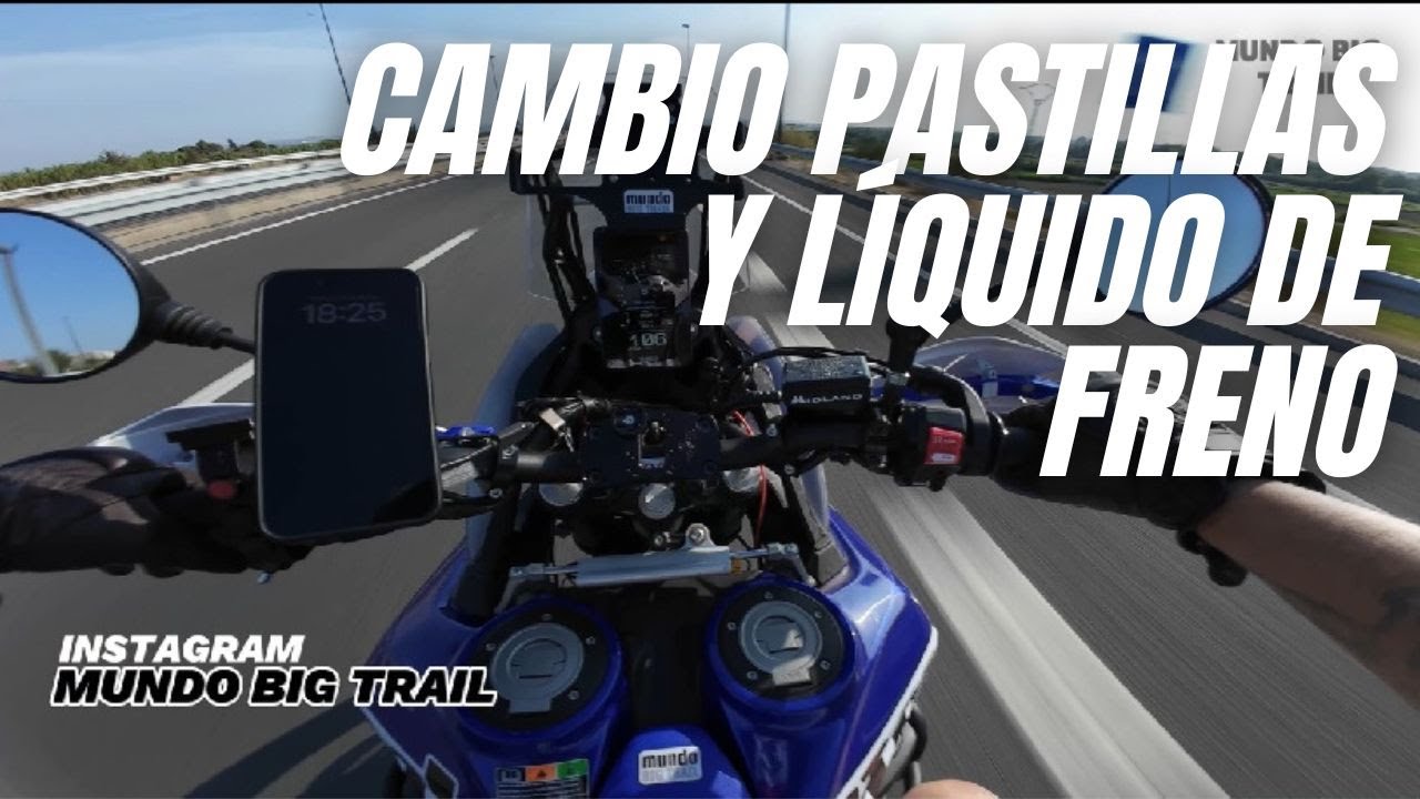#10✌Cambio PASTILLAS y LÍQUIDO de FRENO en YAMAHA TENERE 700 | MOTO TRAIL