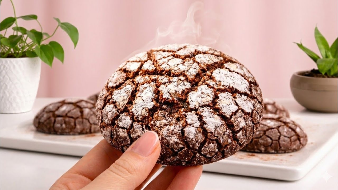 The BEST Fudgy Chocolate Crinkle Cookies | Soft Bakery Style Chocolate Cookies #homemade 