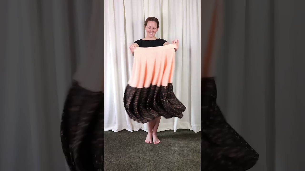 A split-side skirt without the sash!