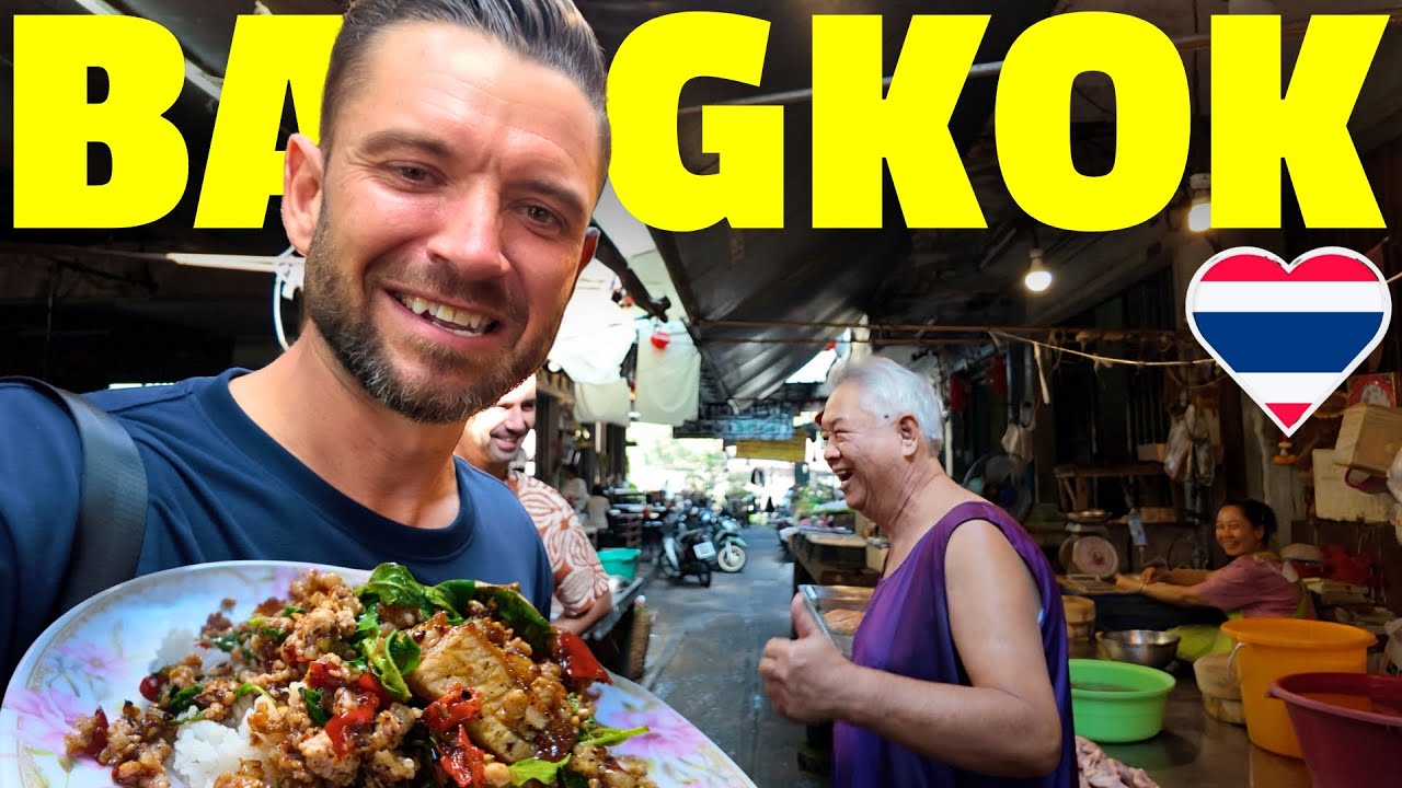 ПОЧЕМУ Я ЛЮБЛЮ БАНГКОК! 🇹🇭 Утренний рынок: охота за уличной едой + новый образ Талата Пхлу!