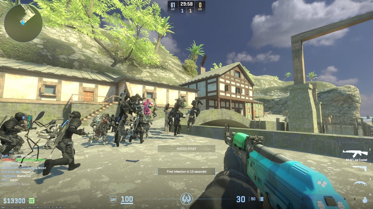 CS2 Zombie Escape ze_pirates_port_royal On GFL Server
