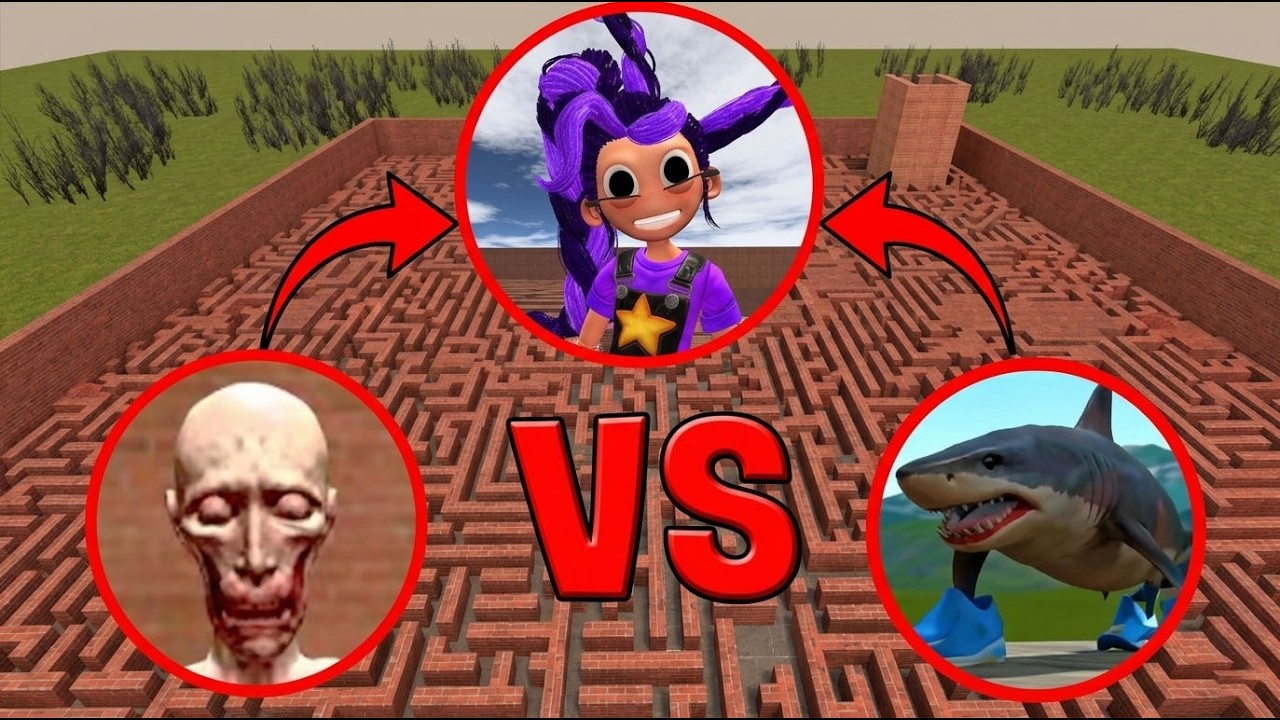 TUNG TUNG SAHUR vs SCP-096 vs SONIC TAPES vs LILY LOVEBRAIDS | Garry’s Mod Epic Battle