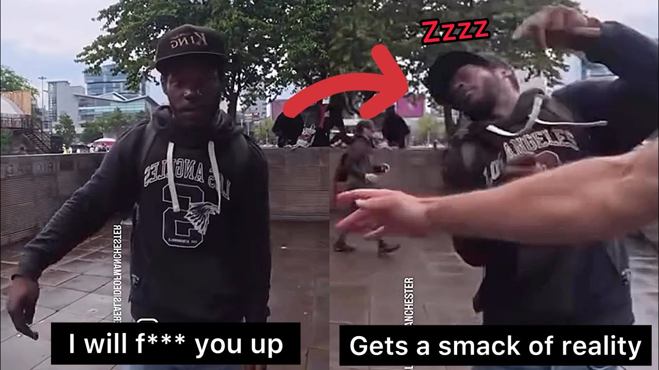 Fake "Gangster" Picks A Fight With The Wrong Man - INSTANTLY HUMBLED