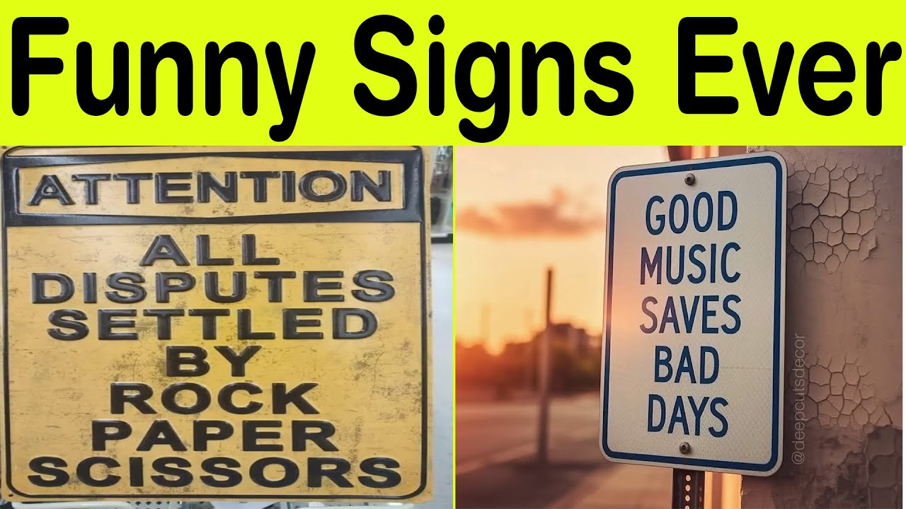 Funniest Sign Ever Caught on Camera – You’ll Laugh Harder Than You Should! || Happy Panda
