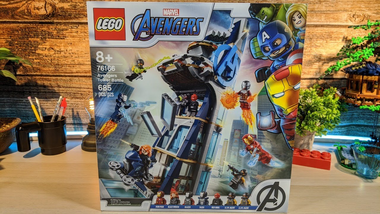 Pure Build 🎧 LEGO Marvel Avengers Tower Battle 76166