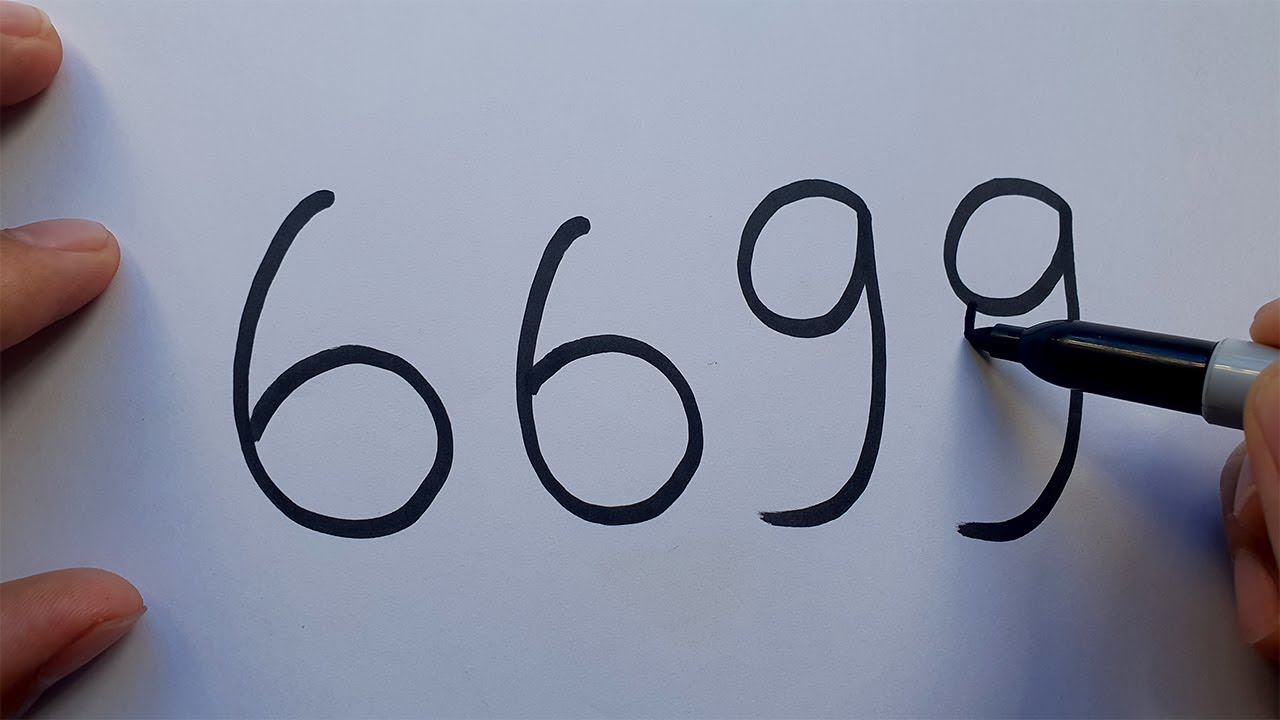How To Draw A Car From Numbers 6699