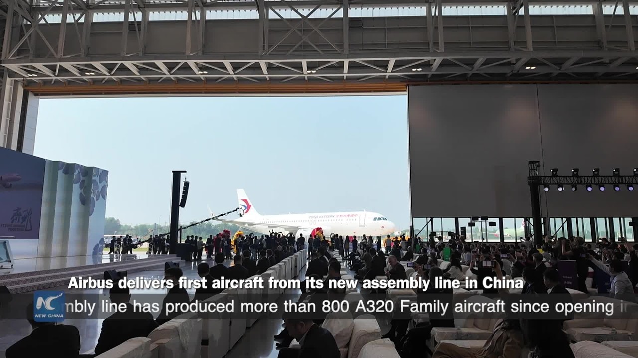 Airbus delivers first aircraft from its new assembly line in China