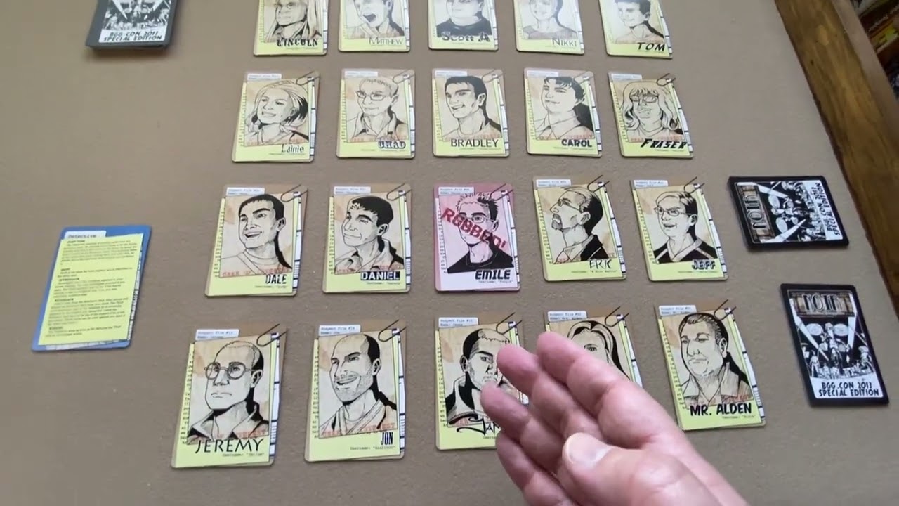How To Setup And Play NOIR: Deductive Mystery Game ‐ BGG.CON 2013 Special Edition