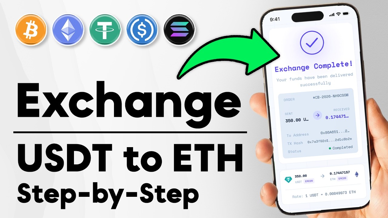 How to Exchange USDT to ETH & Cash Out Crypto Safely in 2026 | Step-by-Step Guide
