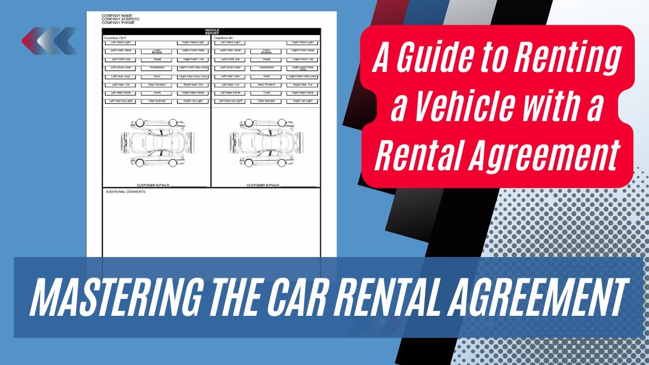 Mastering the Car Rental Agreement A Guide to Renting a Vehicle with a Rental Agreement 2023