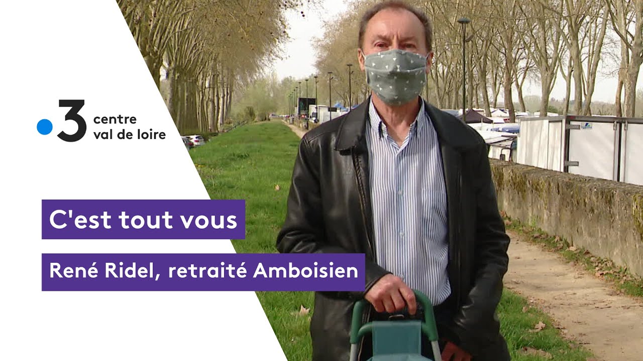 Amboise : découvrez le portrait de René Ridel, retraité Amboisien