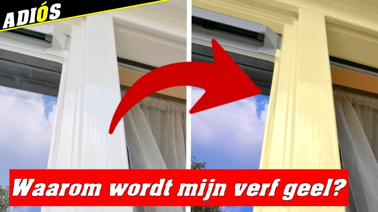 MIJN WITTE VERF WORDT GEEL! Zo kun je dit voorkomen!!