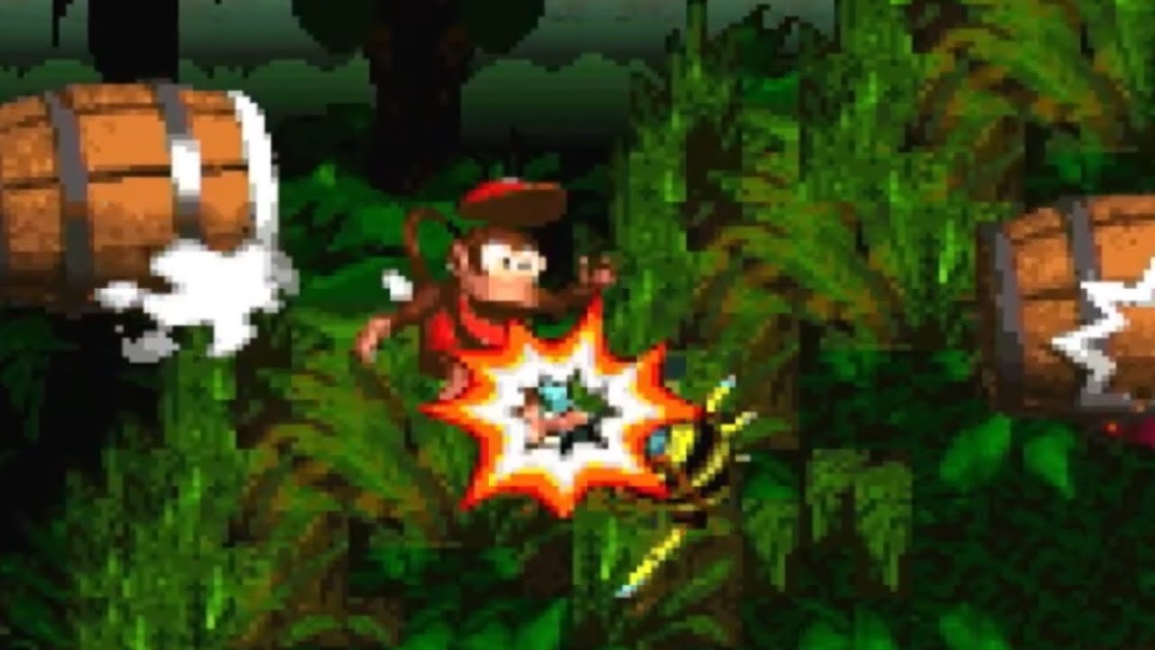 【実況】恋と樽大砲はスリル、ショック、サスペンス【スーパードンキーコング】