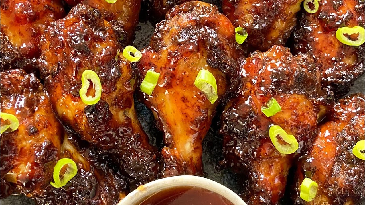 HONEY JERK CHICKEN WINGS IN THE OVEN || EASY RECIPE