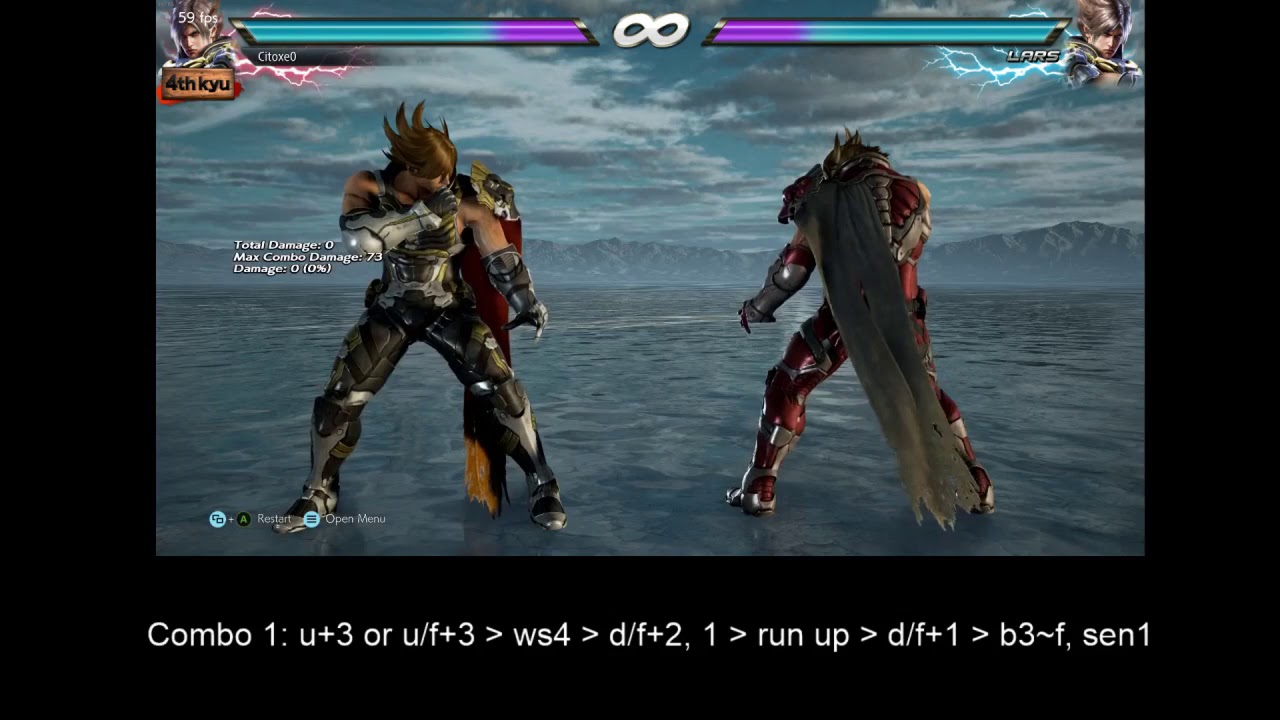 Tekken 7 - Lars combos that I use ( no wall )