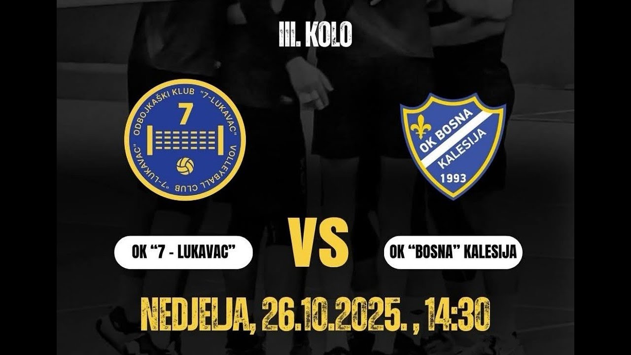 OK 7 Lukavac vs OK Bosna Kalesija - 26/10/2025