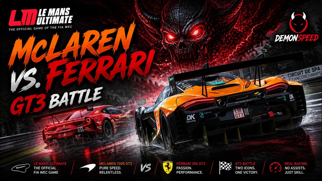 Le Mans Ultimate - McLaren vs Ferrari - GT3 Battle